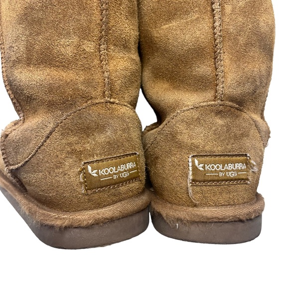 UGG Koolaburra Koola Sheepskin Tall Chestnut Boot - Picture 6 of 11